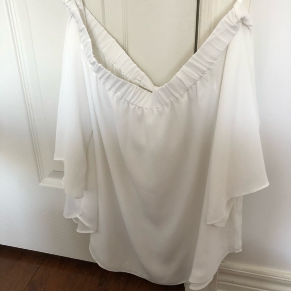 Off the shoulder white blouse - Picture 1 of 2
